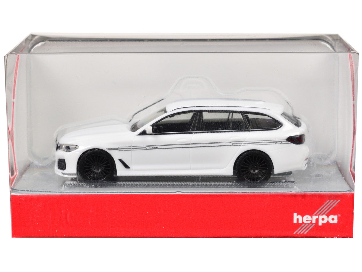 BMW Alpina B5 Touring White 1/87 (HO) Plastic Model Car by Herpa by Herpa