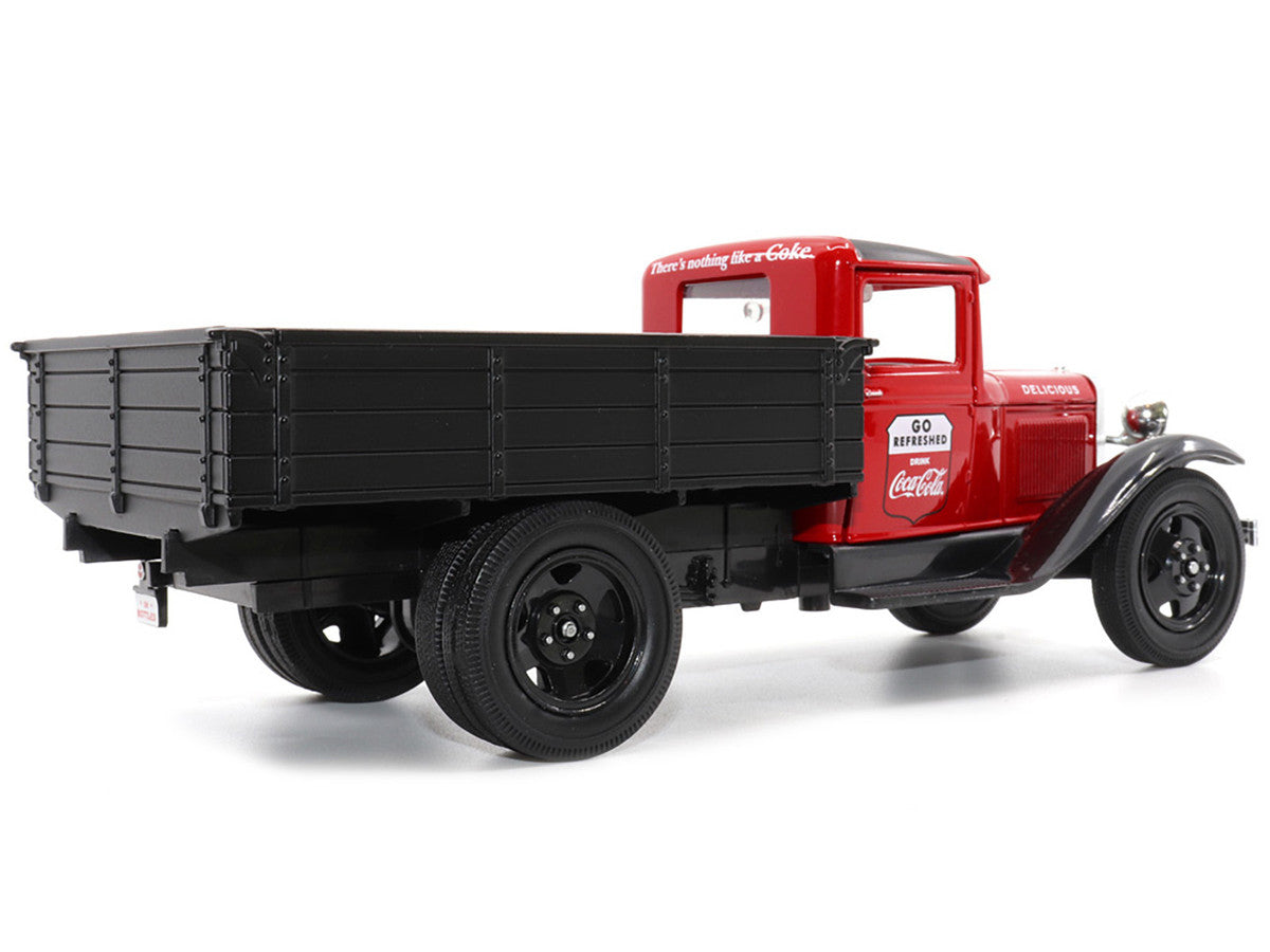 1931 Ford Model AA Pickup Truck Red and Black "Go Refreshed - Drink Coca-Cola" 1/24 Diecast Model Car by Motor City Classics by Motorcity Classics