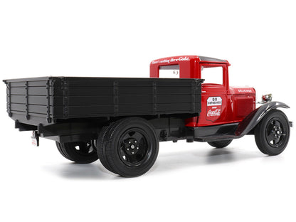1931 Ford Model AA Pickup Truck Red and Black "Go Refreshed - Drink Coca-Cola" 1/24 Diecast Model Car by Motor City Classics by Motorcity Classics
