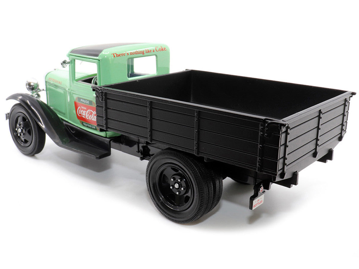 1931 Ford Model AA Pickup Truck Light Green and Black "Pause. Refresh. Drink Coca-Cola" 1/24 Diecast Model Car by Motor City Classics by Motorcity Classics