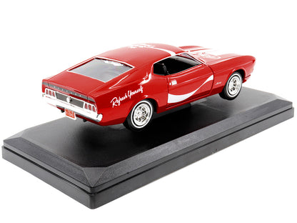 1971 Ford Mustang Sportsroof Red with White Stripes "Refresh Yourself - Coca-Cola" 1/24 Diecast Model Car by Motor City Classics by Motorcity Classics