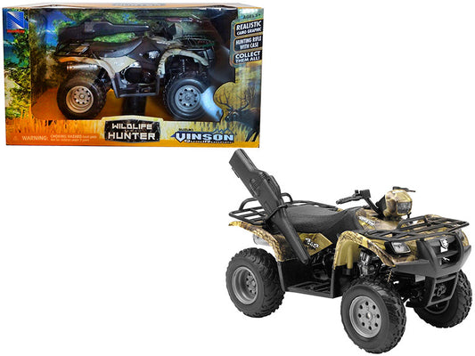 Suzuki Vinson 500 4X4 Quad Runner Green ATV 1/12 Diecast Motorcycle Model by New Ray by New Ray