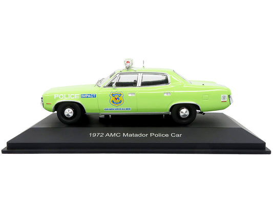 1972 AMC Matador Police Car "Cleveland Police Department" Light Green 1/43 Diecast Model by Iconic Replicas by Iconic Replicas