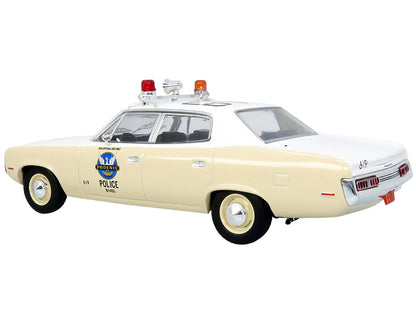 1972 AMC Matador Police Car "Phoenix Police Department" White and Beige 1/43 Diecast Model by Iconic Replicas by Iconic Replicas