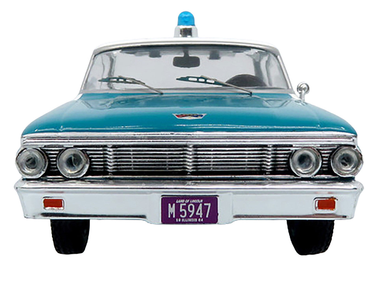 1964 Ford Galaxie 500 Police Car "Chicago Police Department" Blue and White "Five0" Series Limited Edition to 504 pieces Worldwide 1/43 Diecast Model by Iconic Replicas by Iconic Replicas