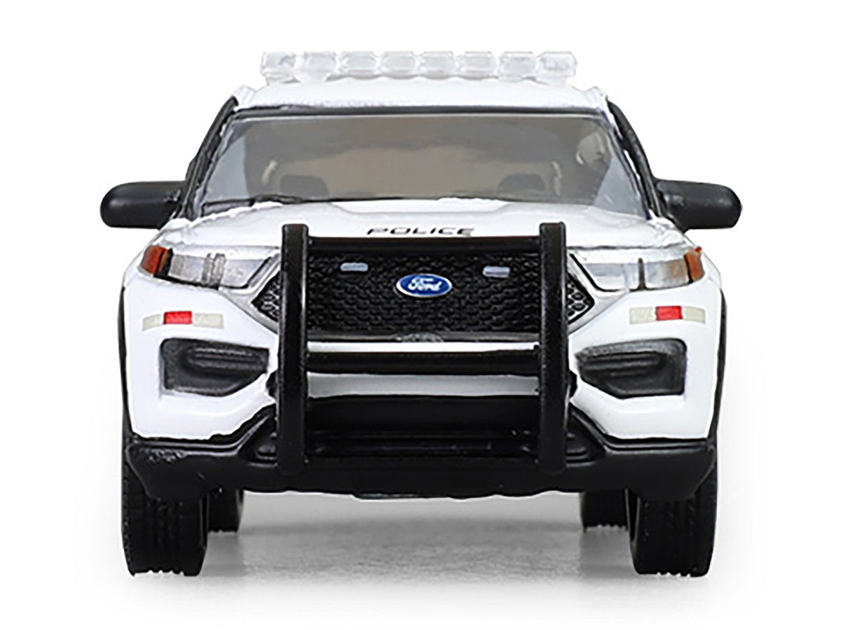 2024 Ford Police Interceptor Utility "Canada Military Police" White with Graphics "Hot Pursuit - Canada Special Edition" Series 1/64 Diecast Model Car by Greenlight by Greenlight