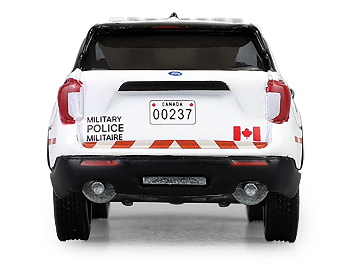 2024 Ford Police Interceptor Utility "Canada Military Police" White with Graphics "Hot Pursuit - Canada Special Edition" Series 1/64 Diecast Model Car by Greenlight by Greenlight