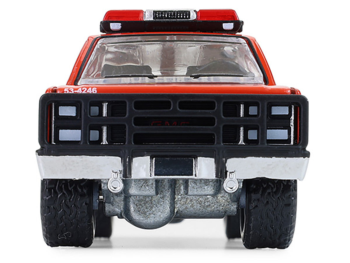 1991 GMC Suburban "Canada Coast Guard" Red with White Stripes "Hot Pursuit - Canada Special Edition" Series 1/64 Diecast Model Car by Greenlight by Greenlight
