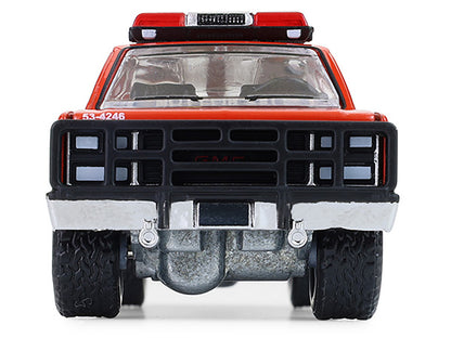 1991 GMC Suburban "Canada Coast Guard" Red with White Stripes "Hot Pursuit - Canada Special Edition" Series 1/64 Diecast Model Car by Greenlight by Greenlight