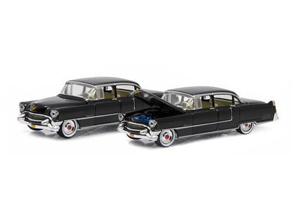 1955 Cadillac Fleetwood Series 60 Black "The Godfather" (1972) Movie "Hollywood Series" Release 14 1/64 Diecast Model Car by Greenlight by Greenlight