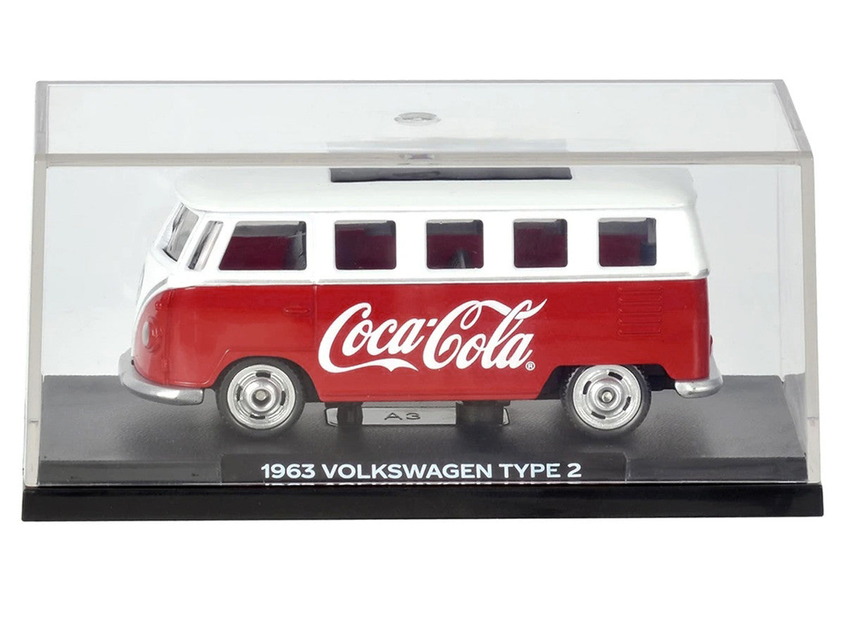 1963 Volkswagen Type 2 Van "Coca-Cola" Red and White 1/50 Diecast Model by Motorcity Classics by Motorcity Classics