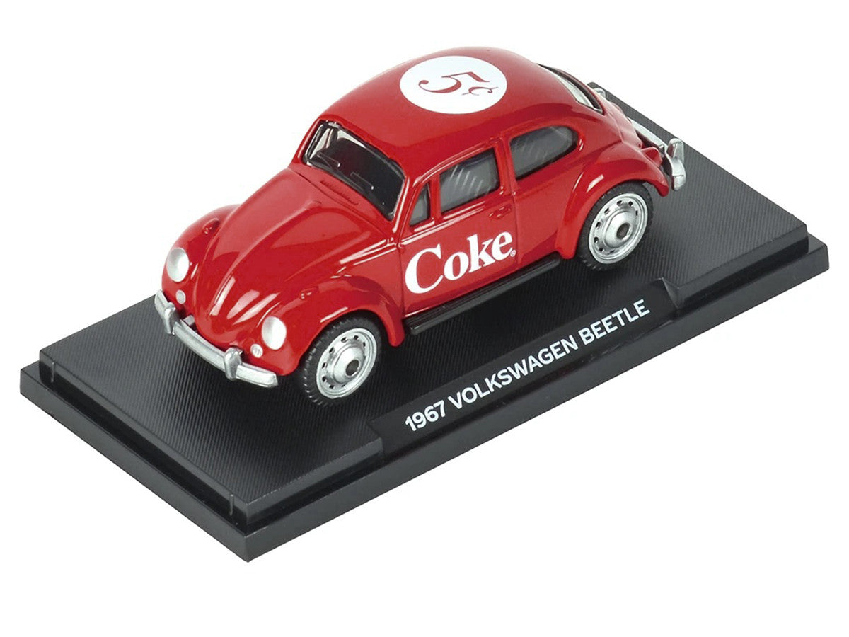1967 Volkswagen Beetle "Coca-Cola" Red 1/50 Diecast Model by Motorcity Classics by Motorcity Classics