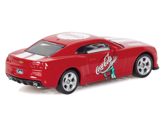 2013 Chevrolet Camaro SS "Coca-Cola" Red with White Stripes 1/64 Diecast Model by Motorcity Classics by Motorcity Classics