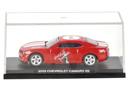 2013 Chevrolet Camaro SS "Coca-Cola" Red with White Stripes 1/64 Diecast Model by Motorcity Classics by Motorcity Classics