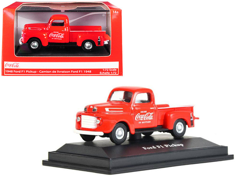 1948 Ford F1 Pickup Truck "Coca-Cola" Red 1/72 Diecast Model Car by Motorcity Classics by Motorcity Classics