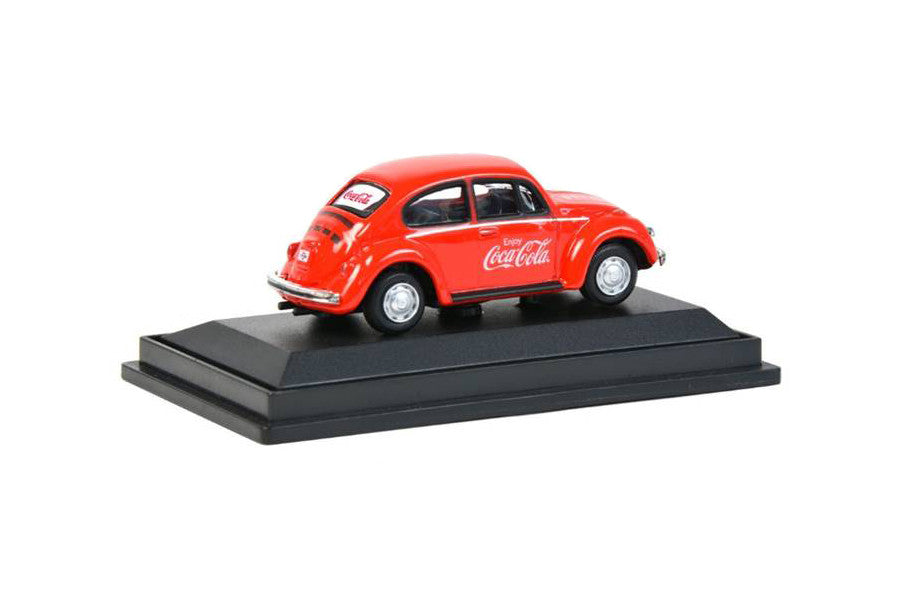 1966 Volkswagen Beetle "Coca-Cola" Red 1/72 Diecast Model Car by Motorcity Classics by Motorcity Classics