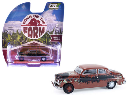 1949 Mercury Eight "Barn Find" Brown (Rusted) "Down on the Farm" Series 11 1/64 Diecast Model by Greenlight by Greenlight