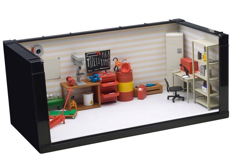 Garage Kit Set for 1/18 Scale Models by Autoart by Autoart