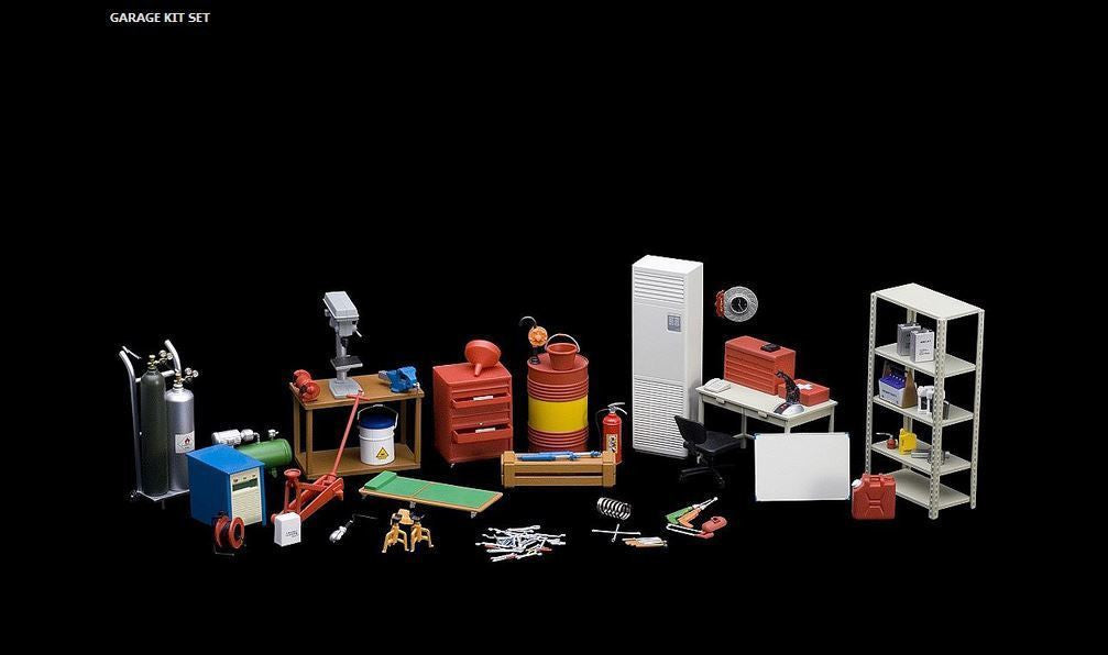 Garage Kit Set for 1/18 Scale Models by Autoart by Autoart