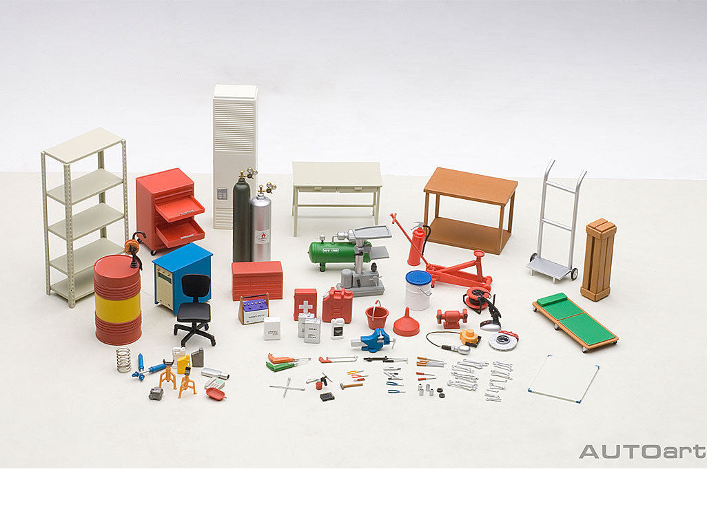 Garage Kit Set for 1/18 Scale Models by Autoart by Autoart