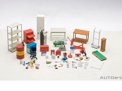 Garage Kit Set for 1/18 Scale Models by Autoart by Autoart