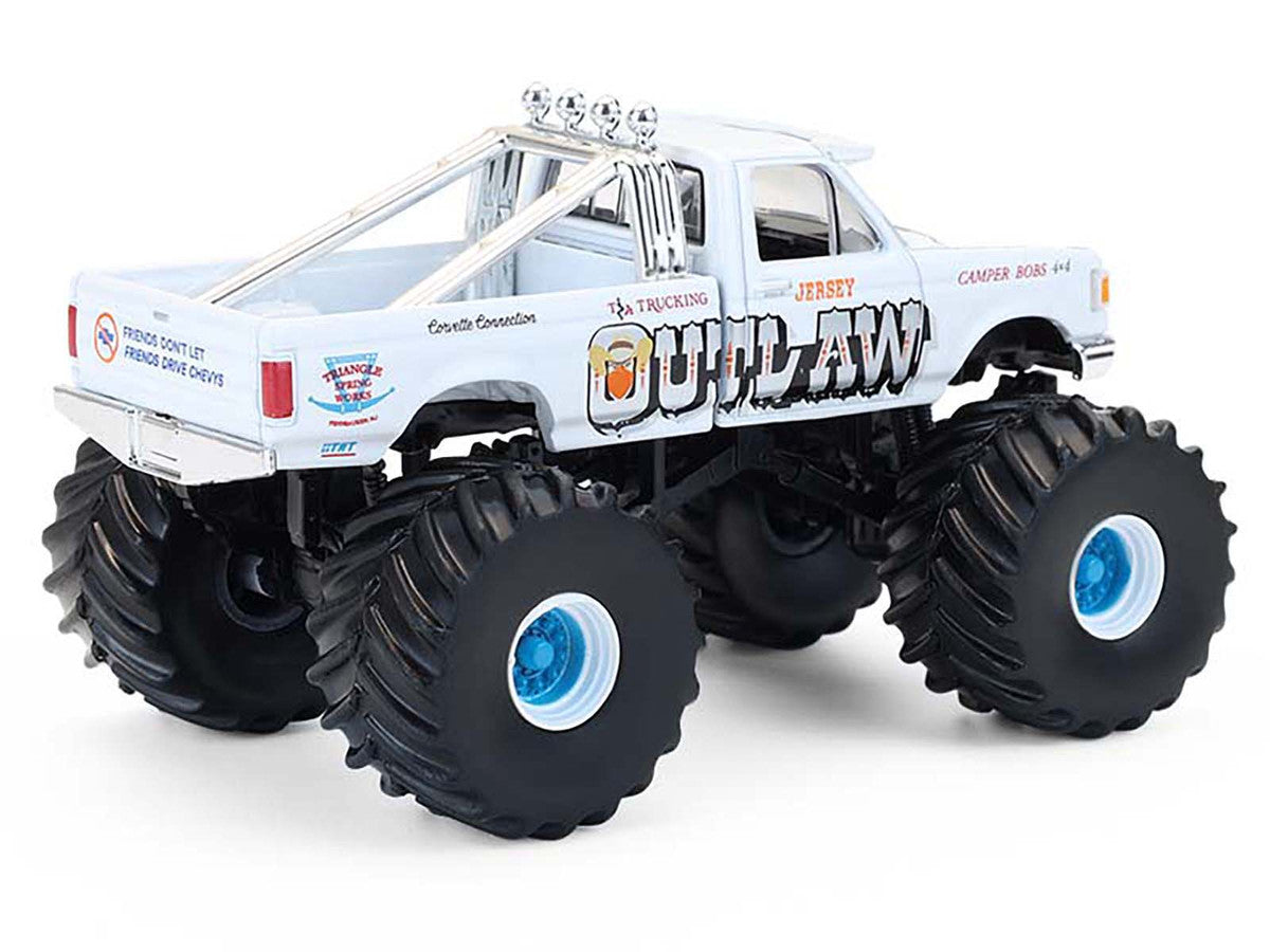 1988 Ford F-150 Monster Truck "Jersey Outlaw" White "Kings of Crunch" Series 16 1/64 Diecast Model Car by Greenlight by Greenlight