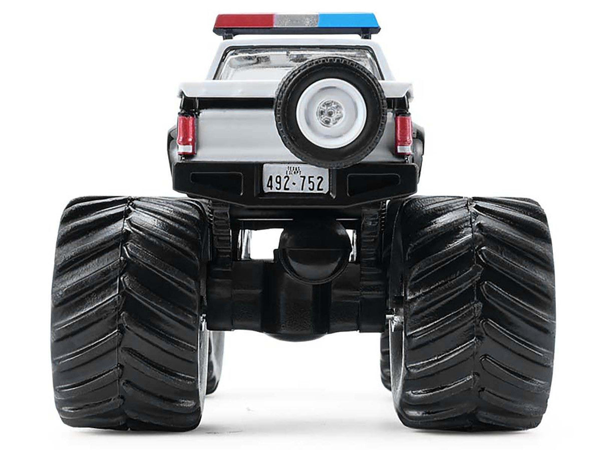 1990 GMC S-15 Monster Truck "Texas Department of Public Safety" Black and White "Kings of Crunch - Hot Pursuit" Special Edition 1/64 Diecast Model Car by Greenlight by Greenlight