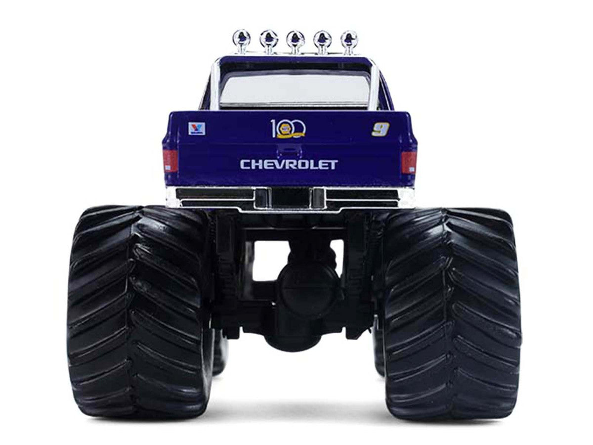 1984 Chevrolet C20 Monster Truck #9 "NAPA" Blue with Graphics "Kings of Crunch - Hendrick Motorsports Tribute" Special Edition 1/64 Diecast Model Car by Greenlight by Greenlight