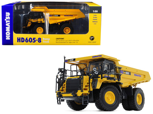 Komatsu HD605-8 Dump Truck 1/50 Diecast Model by First Gear by First Gear