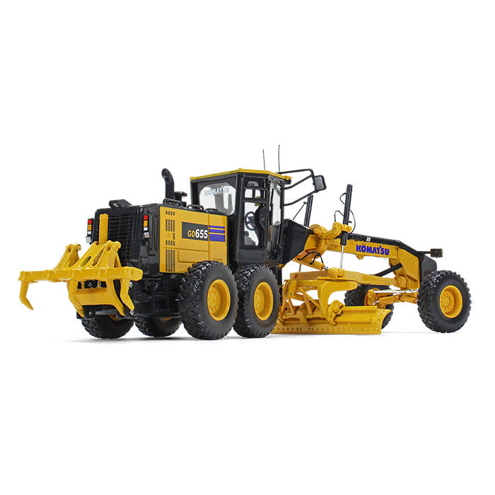 Komatsu GD655-6 Motor Grader with Ripper 1/50 Diecast Model by First Gear-1