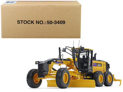 Komatsu GD655-6 Motor Grader with Ripper 1/50 Diecast Model by First Gear-0