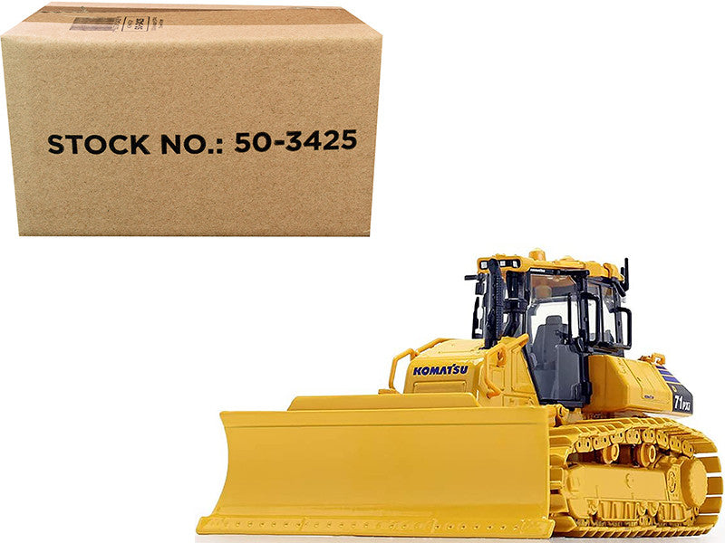 Komatsu D71PXi-24 Dozer with Drawbar 1/50 Diecast Model by First Gear by First Gear