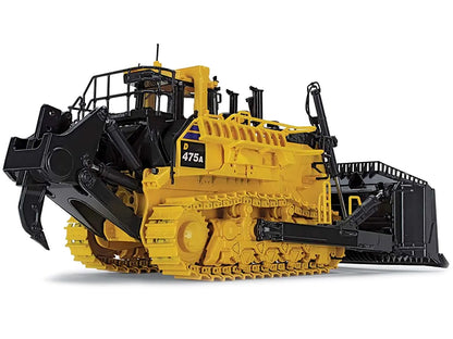 Komatsu D475A-8 Dozer with Ripper Yellow 1/50 Diecast Model by First Gear-4
