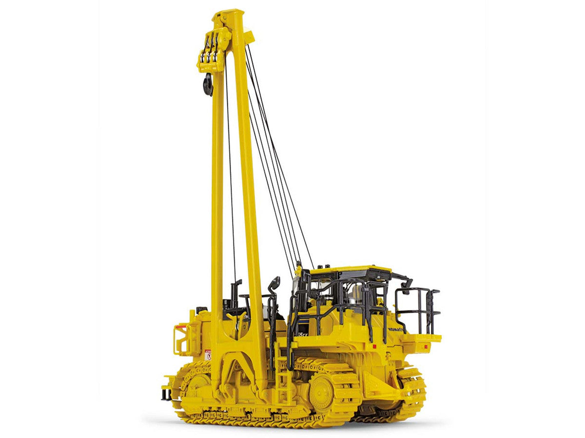Komatsu D155CX-8 With K170 Pipelayer Yellow with Accessories 1/50 Diecast Model by First Gear-1