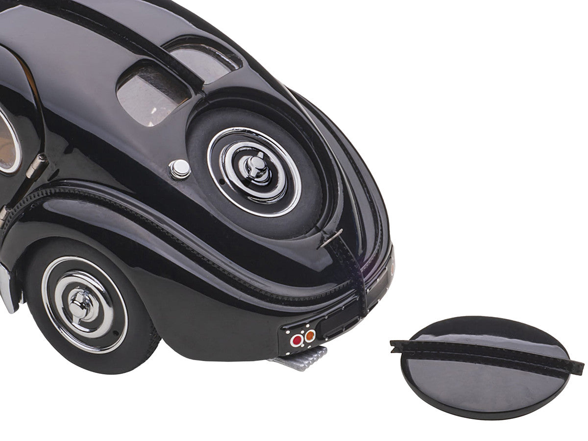 1938 Bugatti Type 57SC Atlantic with Disc Wheels Black 1/43 Diecast Model Car by Autoart by Autoart