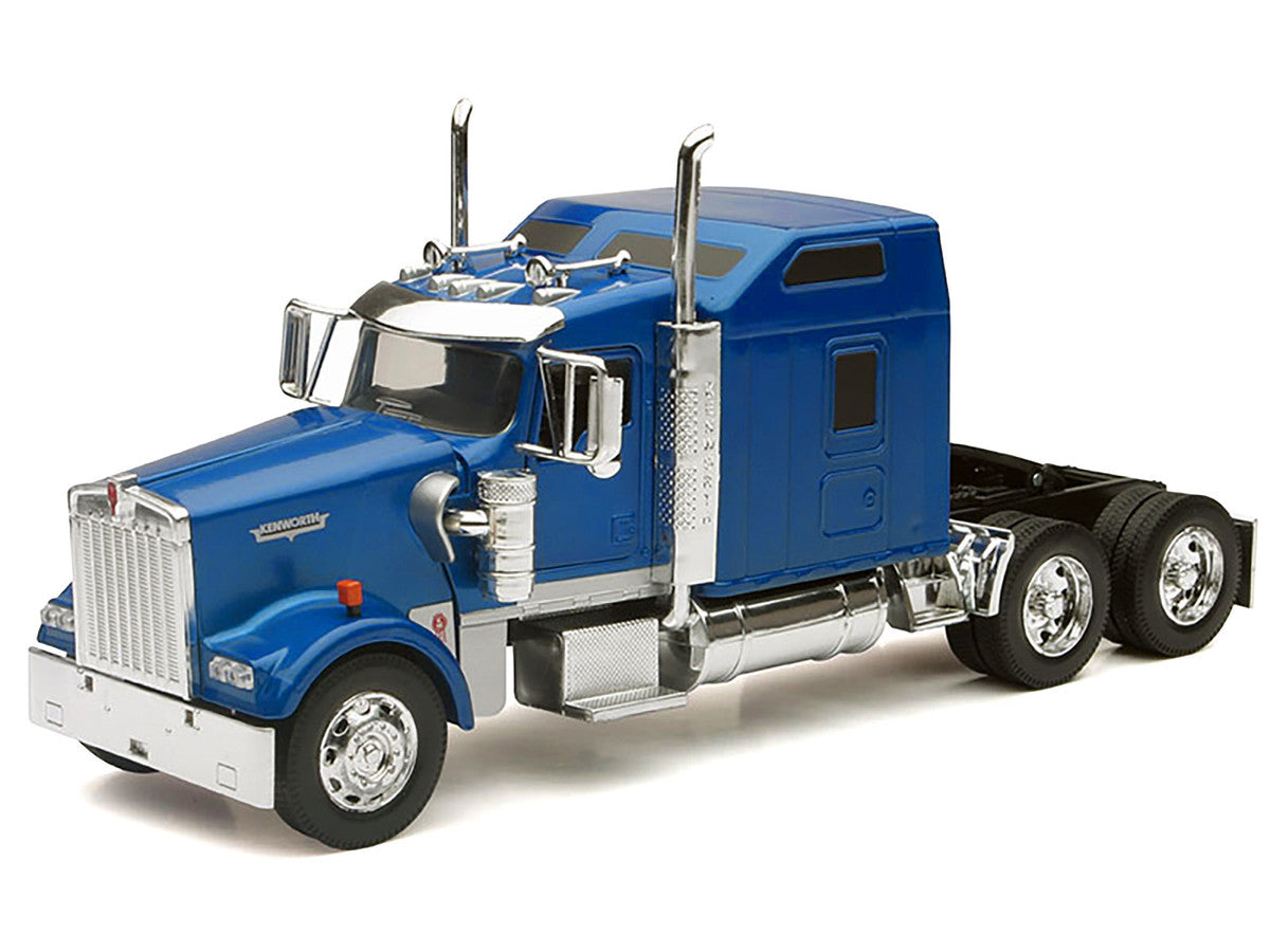Kenworth W900 Truck Tractor Blue Metallic 1/32 Diecast Model by New Ray by New Ray