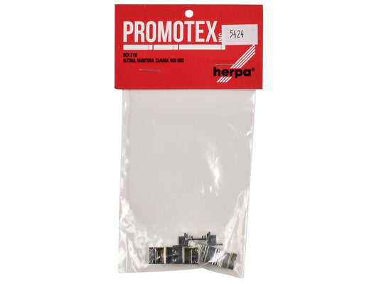 Peterbilt Truck Steps Chrome Set of 3 pieces 1/87 (HO) Plastic Model by Promotex by Promotex