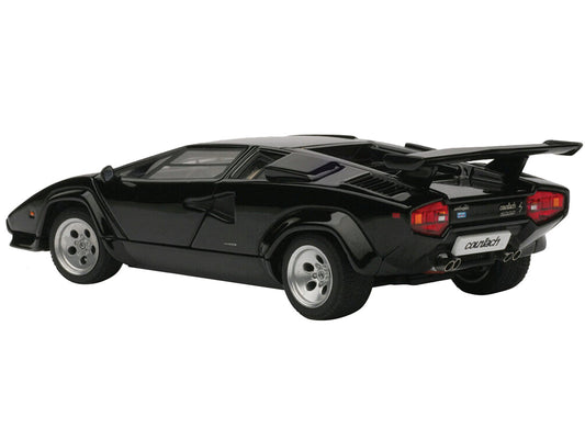 Lamborghini Countach 5000S Black 1/43 Diecast Model Car by Autoart by Autoart