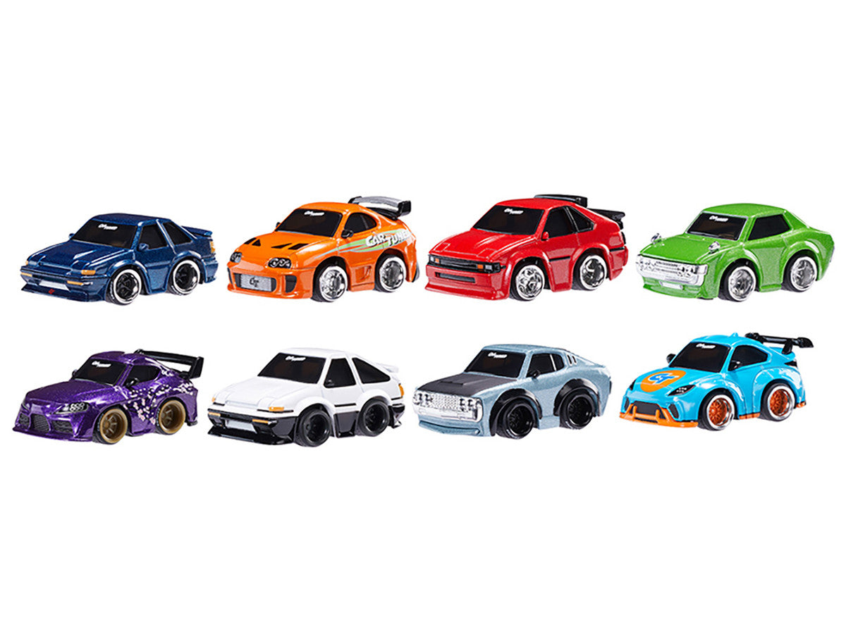 JDM Tuners Series 1 Set of 8 Pieces Diecast Model Cars by CarTuned by Car Tuned