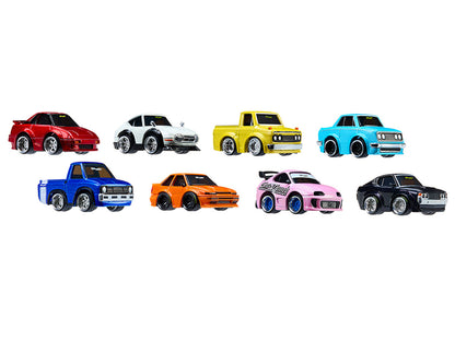 JDM Tuners Series 4 Set of 8 Pieces Diecast Model Cars by CarTuned by Car Tuned