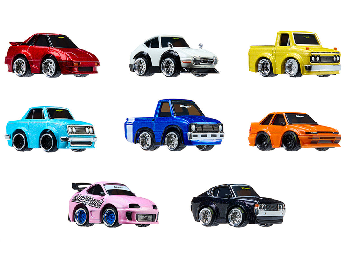 JDM Tuners Series 4 Set of 8 Pieces Diecast Model Cars by CarTuned by Car Tuned