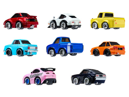 JDM Tuners Series 4 Set of 8 Pieces Diecast Model Cars by CarTuned by Car Tuned