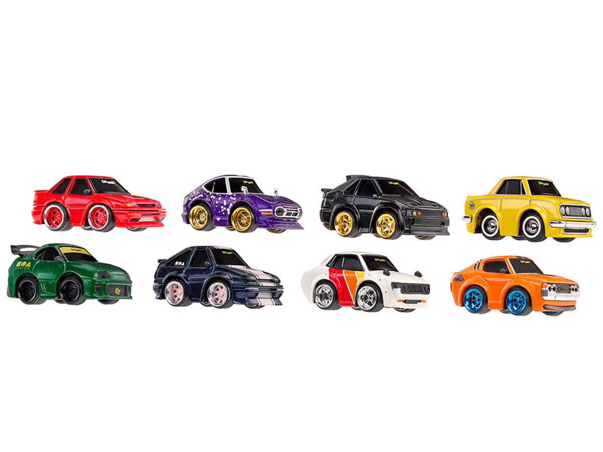 JDM Tuners Series 5 Set of 8 Pieces Diecast Model Cars by CarTuned by Car Tuned