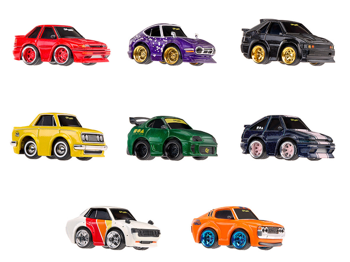 JDM Tuners Series 5 Set of 8 Pieces Diecast Model Cars by CarTuned by Car Tuned