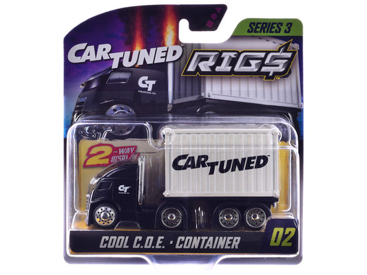 "Rigs" Container Case Series 3 Set of 4 Pieces Diecast Model Cars by CarTuned by Car Tuned
