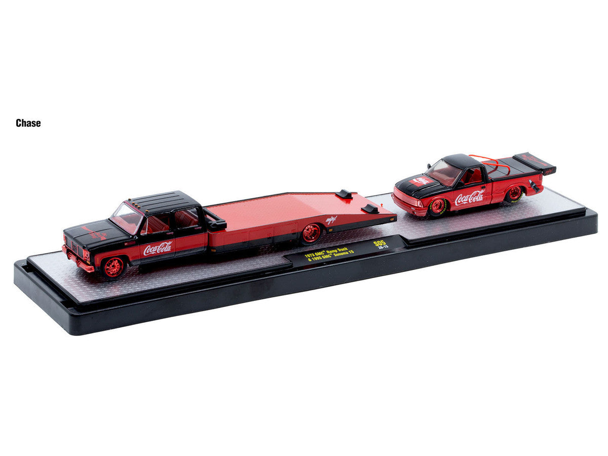 Auto Haulers "Coca-Cola" Set of 3 pieces Release S05 Limited Edition to 6000 pieces Worldwide 1/64 Diecast Models by M2 Machines by M2