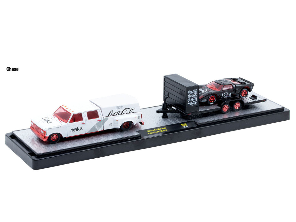 Auto Haulers "Coca-Cola" Set of 3 pieces Release S05 Limited Edition to 6000 pieces Worldwide 1/64 Diecast Models by M2 Machines by M2