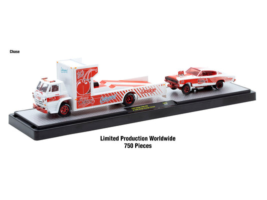 Auto Haulers "Soda" Set of 3 pieces Release 36 Limited Edition to 8000 pieces Worldwide 1/64 Diecast Models by M2 Machines by M2