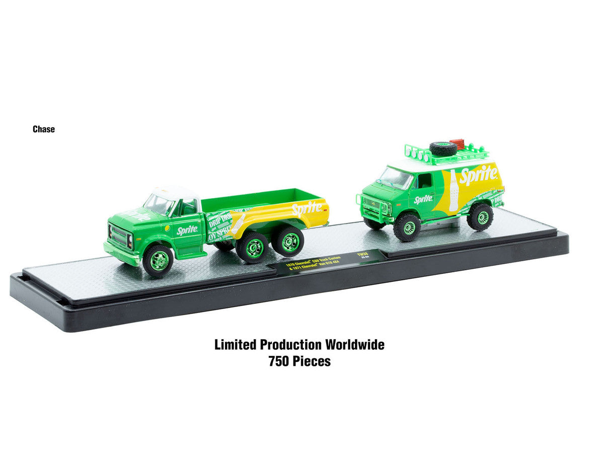 Auto Haulers "Soda" Set of 3 pieces Release 38 Limited Edition to 8000 pieces Worldwide 1/64 Diecast Models by M2 Machines by M2