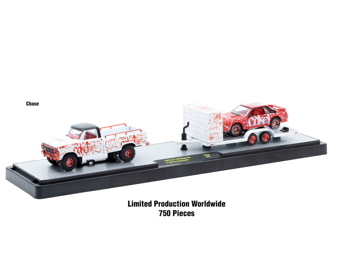 Auto Haulers "Soda" Set of 3 pieces Release 39 Limited Edition to 8000 pieces Worldwide 1/64 Diecast Models by M2 Machines by M2